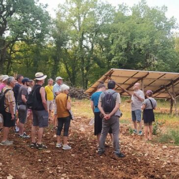 Première visite guidée du parc de Livernon avec l&rsquo;Office du tourisme : les visiteurs au rendez-vous !